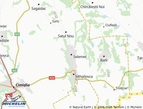Carte MICHELIN Selemet - ViaMichelin