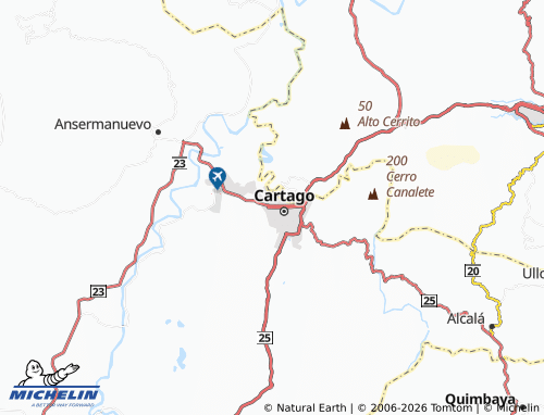 Carte MICHELIN El Llano - ViaMichelin