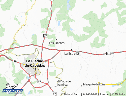 MICHELIN Artesanos map - ViaMichelin