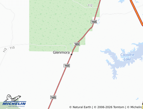 Mapa MICHELIN Glenmora - ViaMichelin