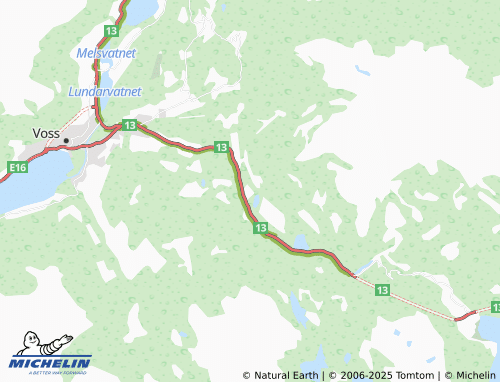MICHELIN Bjørgamarki map - ViaMichelin