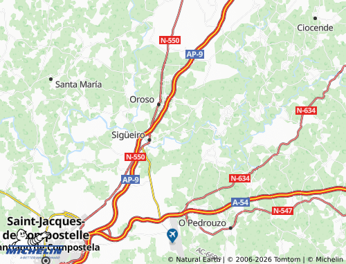 Mappa MICHELIN A Igrexa - ViaMichelin
