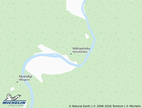 MICHELIN-Landkarte Mikhaylovka - ViaMichelin