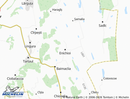MICHELIN Enichioi map - ViaMichelin