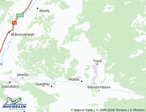 Mapa MICHELIN Fundoaia - ViaMichelin