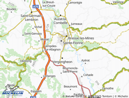 MICHELIN Bouxhors map - ViaMichelin