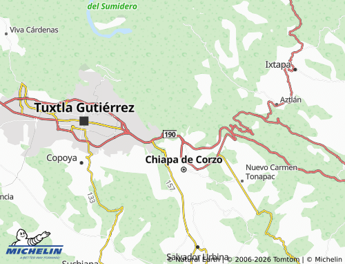 Mappa MICHELIN Santa Cruz - ViaMichelin