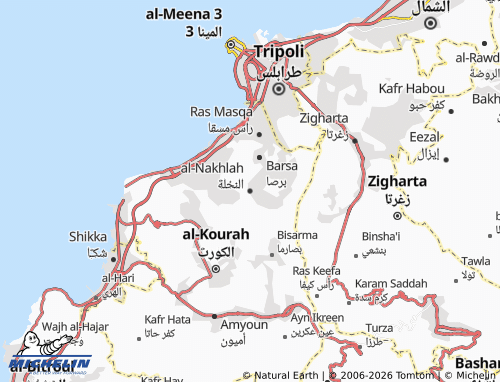 Mapa MICHELIN al-Nakhlah - ViaMichelin