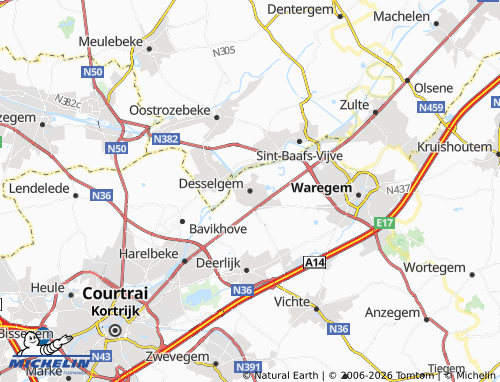 Mappa MICHELIN Desselgem - ViaMichelin