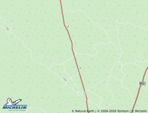 MICHELIN Ojasé map - ViaMichelin