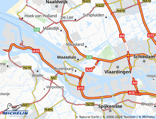 Mapa MICHELIN Maassluis - ViaMichelin