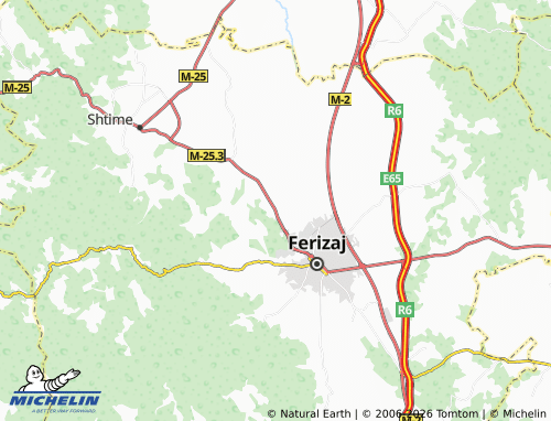 Carte MICHELIN Lloshkobare - ViaMichelin