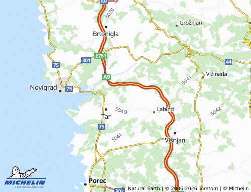 Kaart MICHELIN Rogovići - ViaMichelin
