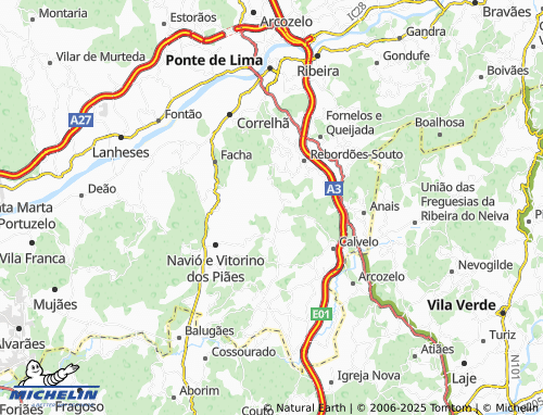 Carte MICHELIN Fojo Lobal - ViaMichelin