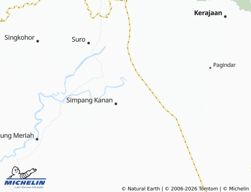 MICHELIN Kuta Tinggi map - ViaMichelin
