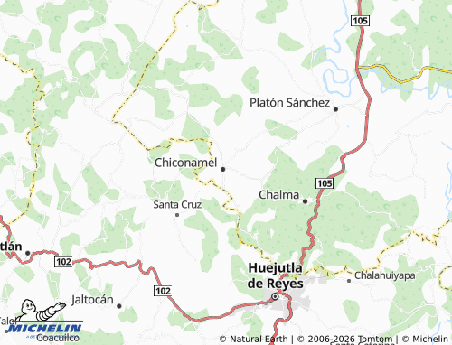 Mapa MICHELIN Tlaxzintla - ViaMichelin