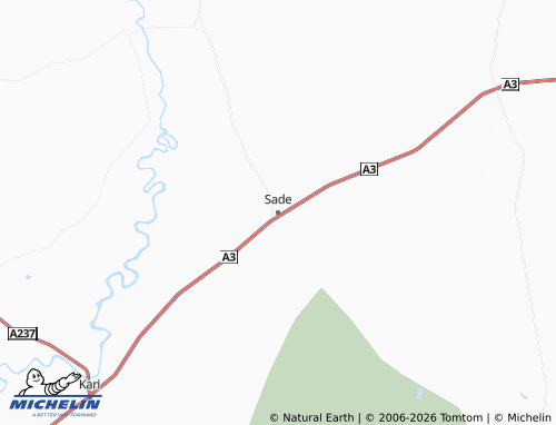 Carte MICHELIN Sade - ViaMichelin