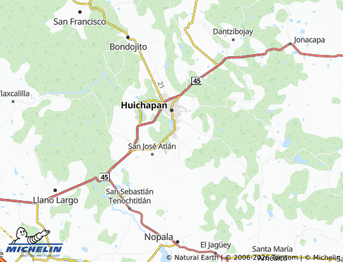Mapa MICHELIN Ejido Sabinita - ViaMichelin