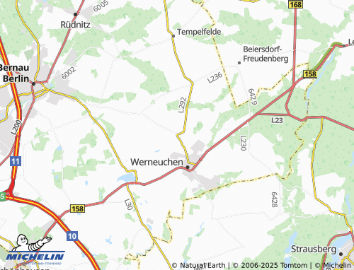 MICHELIN-Landkarte Weesow - ViaMichelin