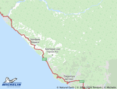 Carte MICHELIN Verkhnearmyanskoye Loo - ViaMichelin