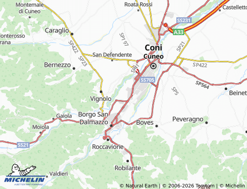 Mappa MICHELIN Cascina Sciolla - ViaMichelin