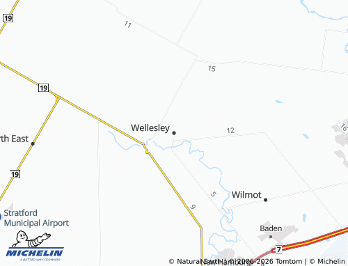 Mappa MICHELIN Wellesley - ViaMichelin