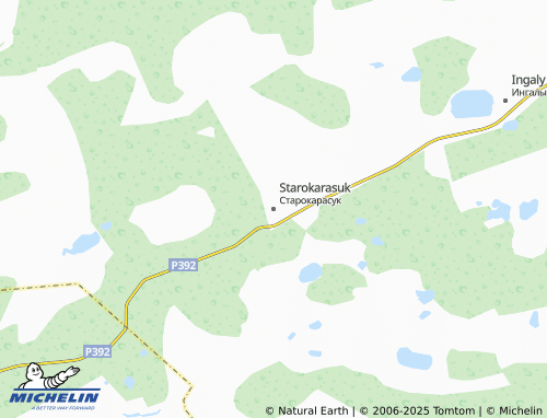 MICHELIN Starokarasuk map - ViaMichelin