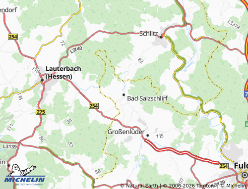 MICHELIN Bad Salzschlirf map - ViaMichelin