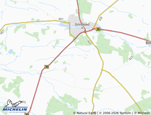 Mapa MICHELIN Sønderby Mark - ViaMichelin