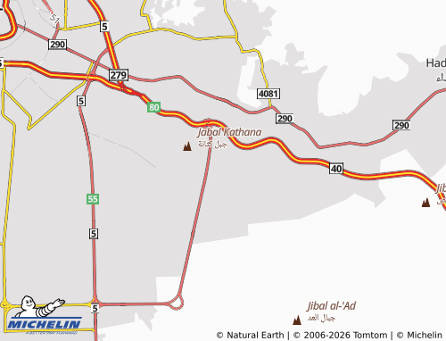 Carte MICHELIN Abu Jala - ViaMichelin