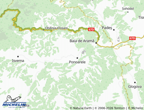 Mappa MICHELIN Cracu Muntelui - ViaMichelin
