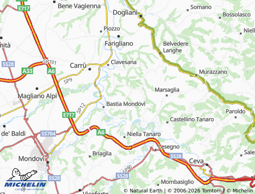 Kaart MICHELIN Ciri - ViaMichelin