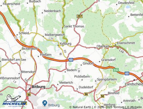 Carte MICHELIN Orsfeld - ViaMichelin