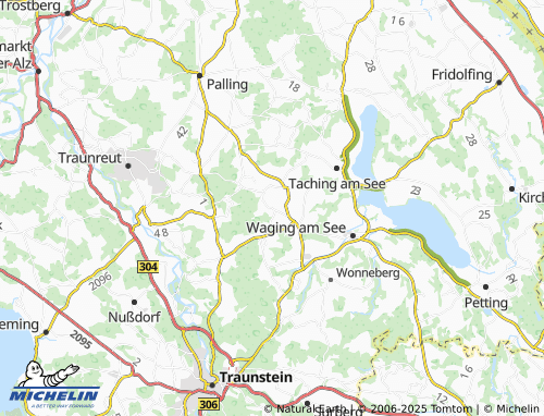 MICHELIN Tettelham map - ViaMichelin