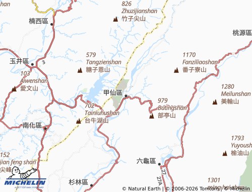Mapa MICHELIN jia xian qu - ViaMichelin