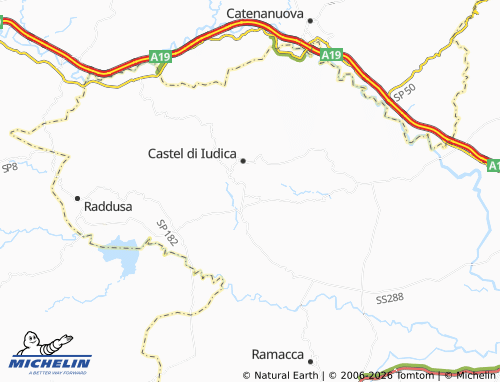 MICHELIN Giumarra map - ViaMichelin