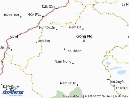 MICHELIN Tân Thành map - ViaMichelin