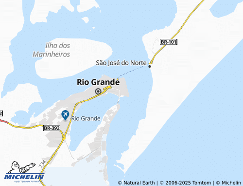 MICHELIN Santa Tereza map - ViaMichelin