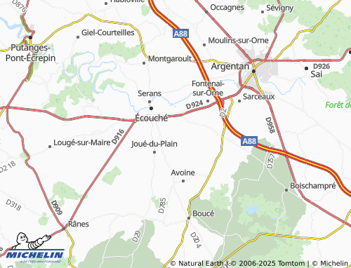 Carte MICHELIN Loucé - ViaMichelin