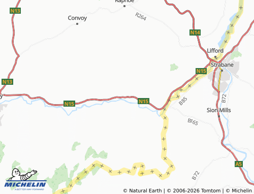 Mappa MICHELIN Castlefin - ViaMichelin
