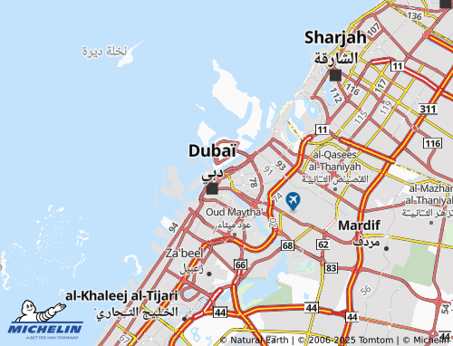 MICHELIN Al Corniche map - ViaMichelin