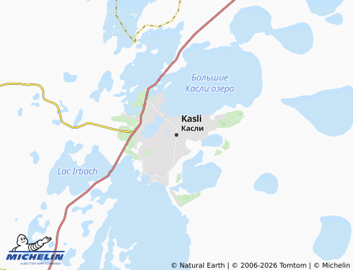 MICHELIN-Landkarte Kasli - ViaMichelin