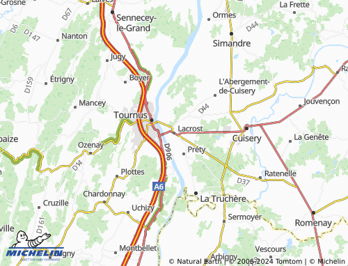 MICHELIN Lacrost map ViaMichelin