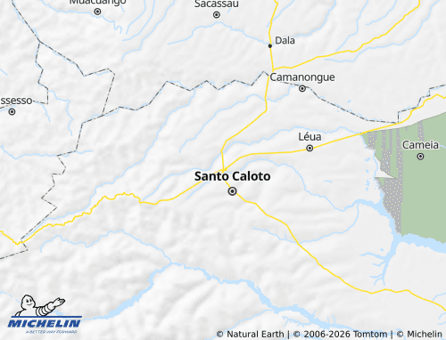 Mapa MICHELIN Moxico - ViaMichelin