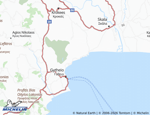 MICHELIN Valtaki map - ViaMichelin