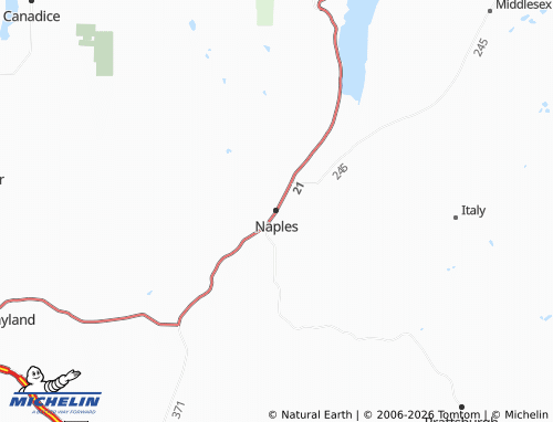 Mappa MICHELIN Naples - ViaMichelin