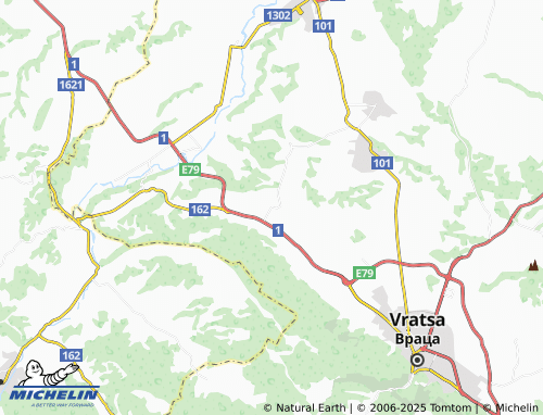 MICHELIN Beli izvor map - ViaMichelin
