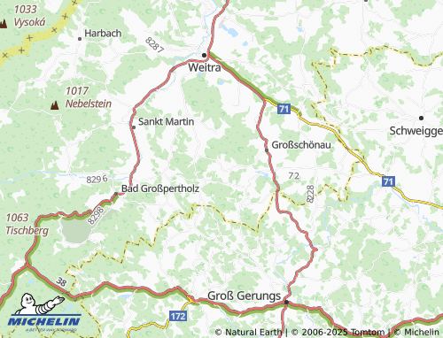 MICHELIN-Landkarte Harmannstein - ViaMichelin