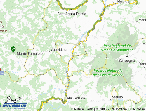 Carte MICHELIN Ca' Raffaello - ViaMichelin