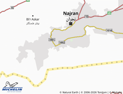 Carte MICHELIN al-Ukhdoud - ViaMichelin
